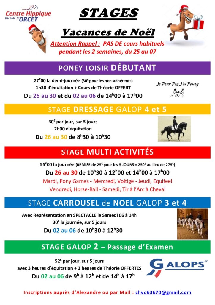 Vacances noel 2023 pdf